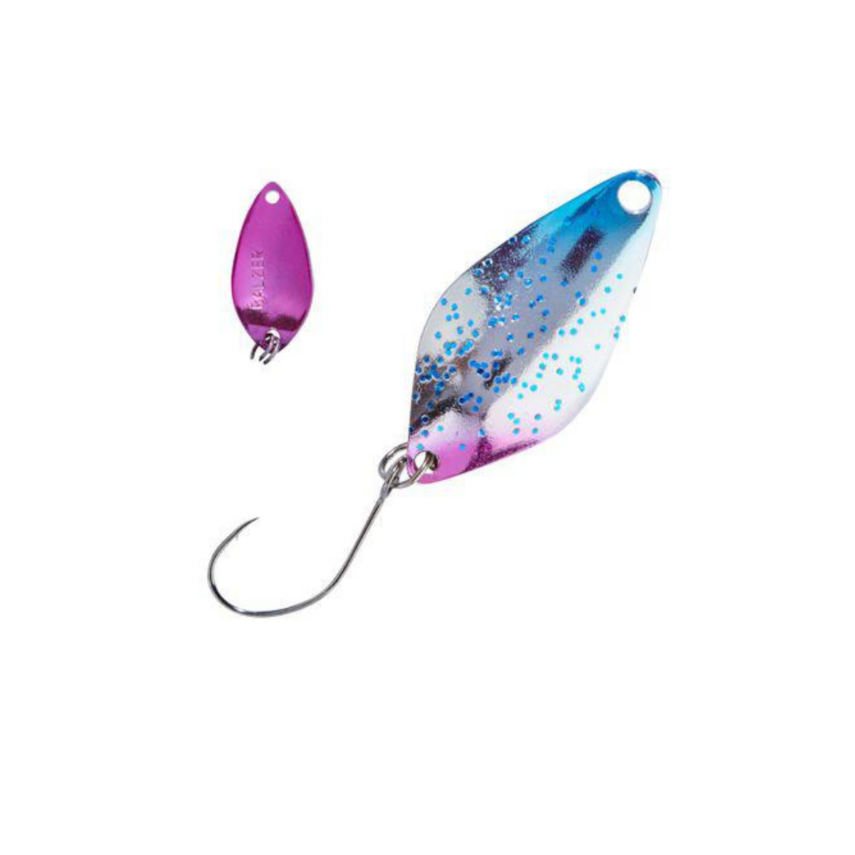 Balzer Trout Attack Sparatutto Spoon 6g Fire Shark - Esche Rotanti Per Trota, Pesca Invernale, 40mm
