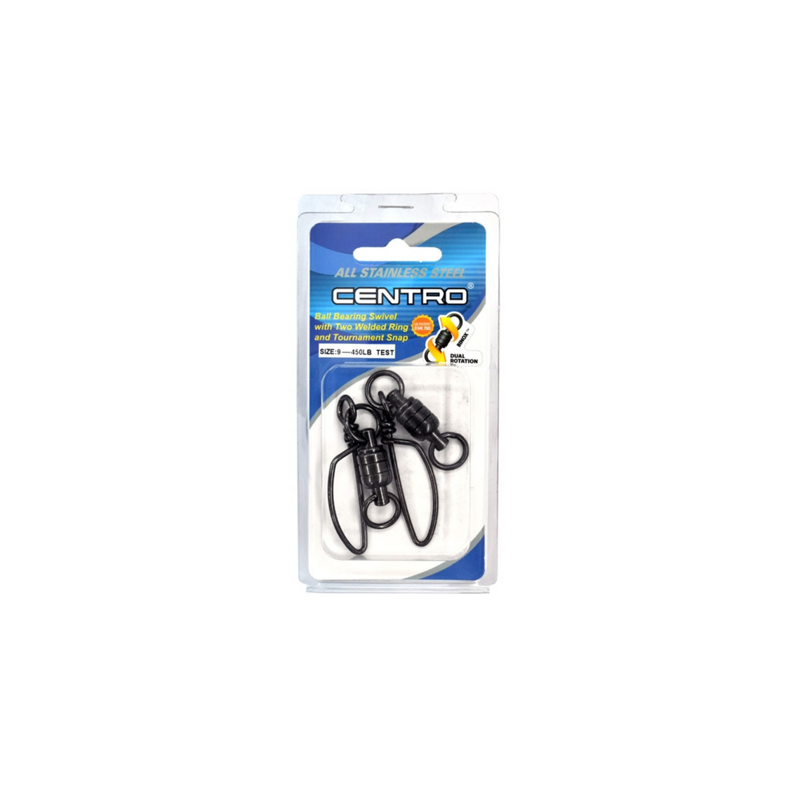 CENTRO SWIVEL T/SNAP S/S DOUBLE RING