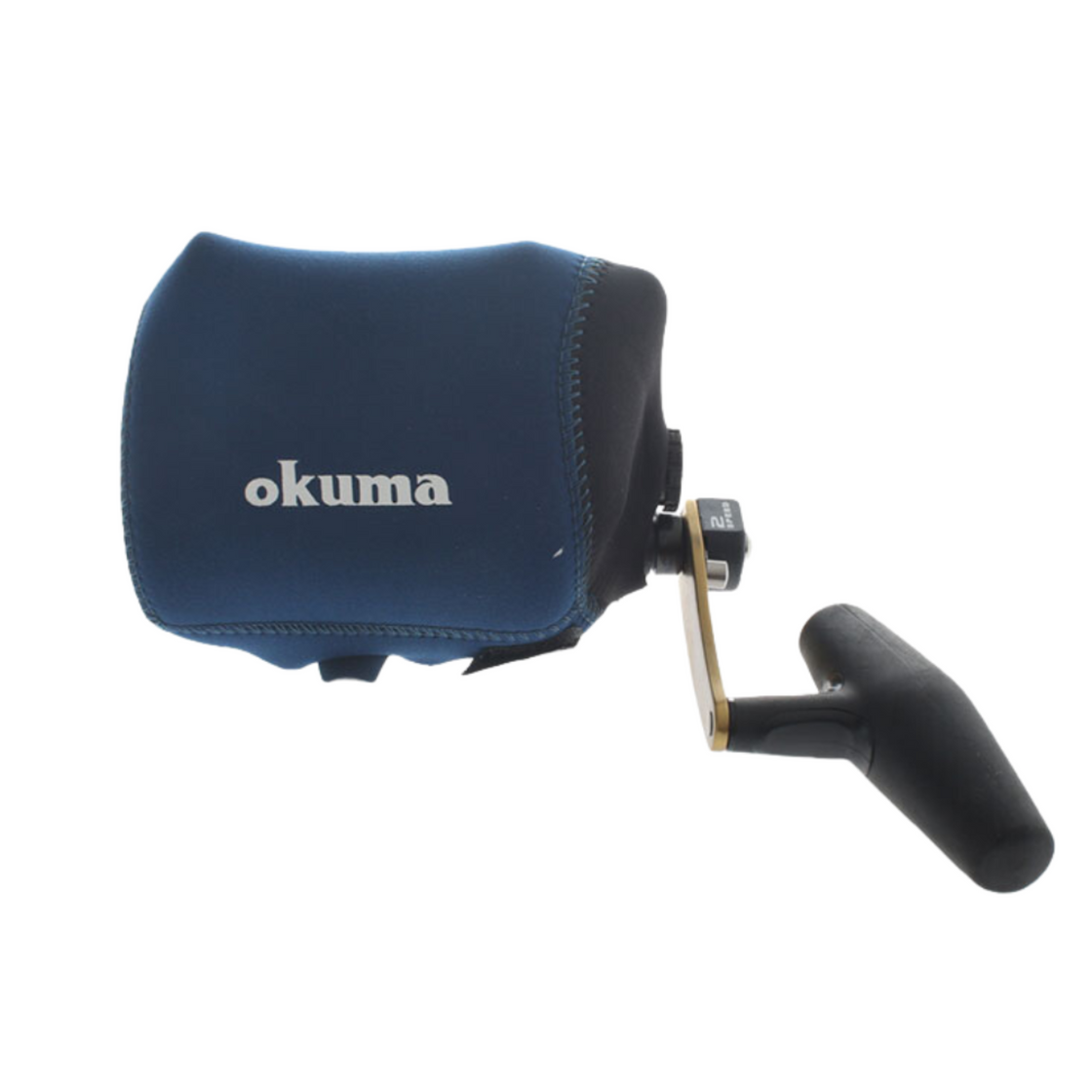 OKUMA NEOPRENE REEL COVER BLUE XL