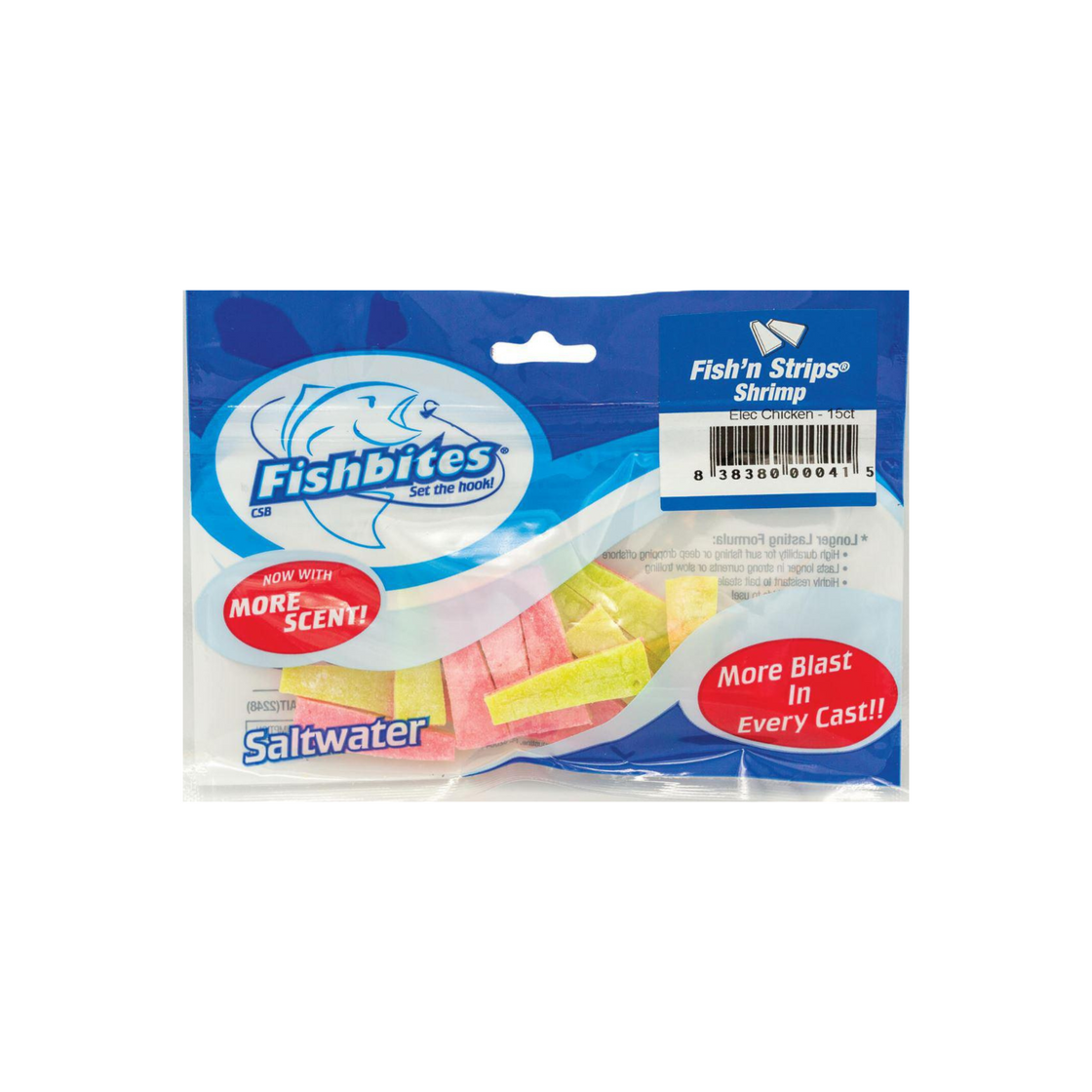 FISH BITES FISH N STRIPS SHRIMP 15PK