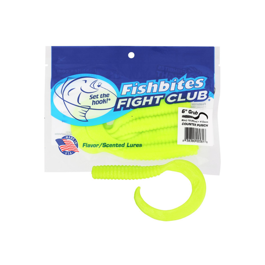 FISH BITES FIGHT CLUB BUTT KICKER 6"