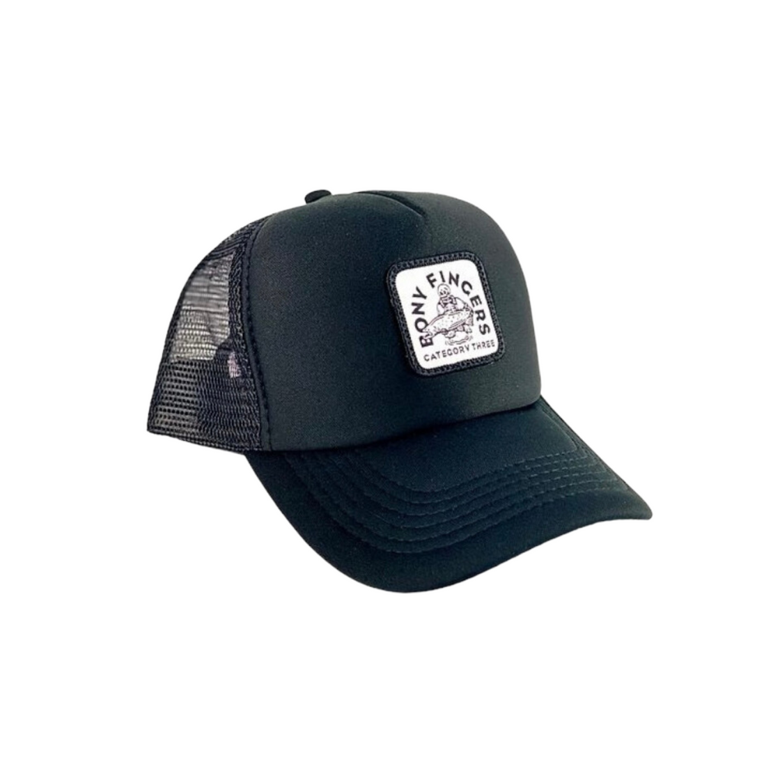 CATEGORY 3 BONY FINGERS SNAPBACK CAP BLACK