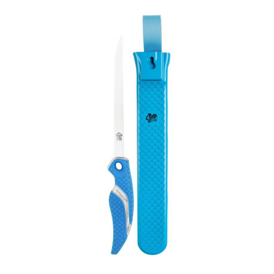 CUDA 7" TITANIUM BONDED FLEX FILLET KNIFE W SHEATH