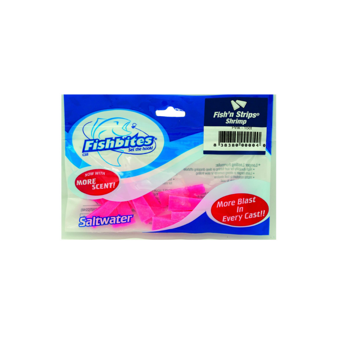 FISH BITES FISH N STRIPS SHRIMP 15PK