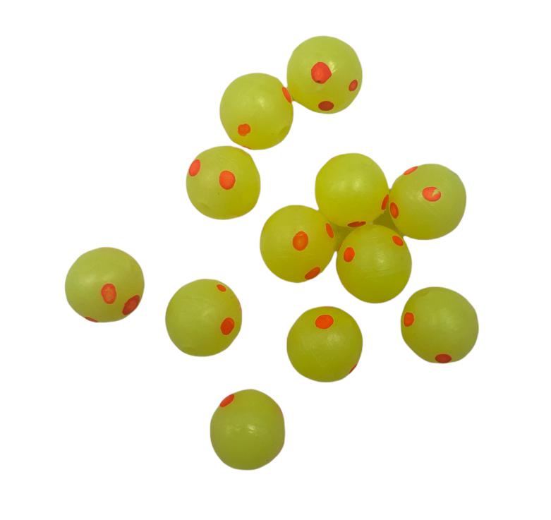 WILD BLUE FLOATING ROUND BEAD 10MM 12 PACK