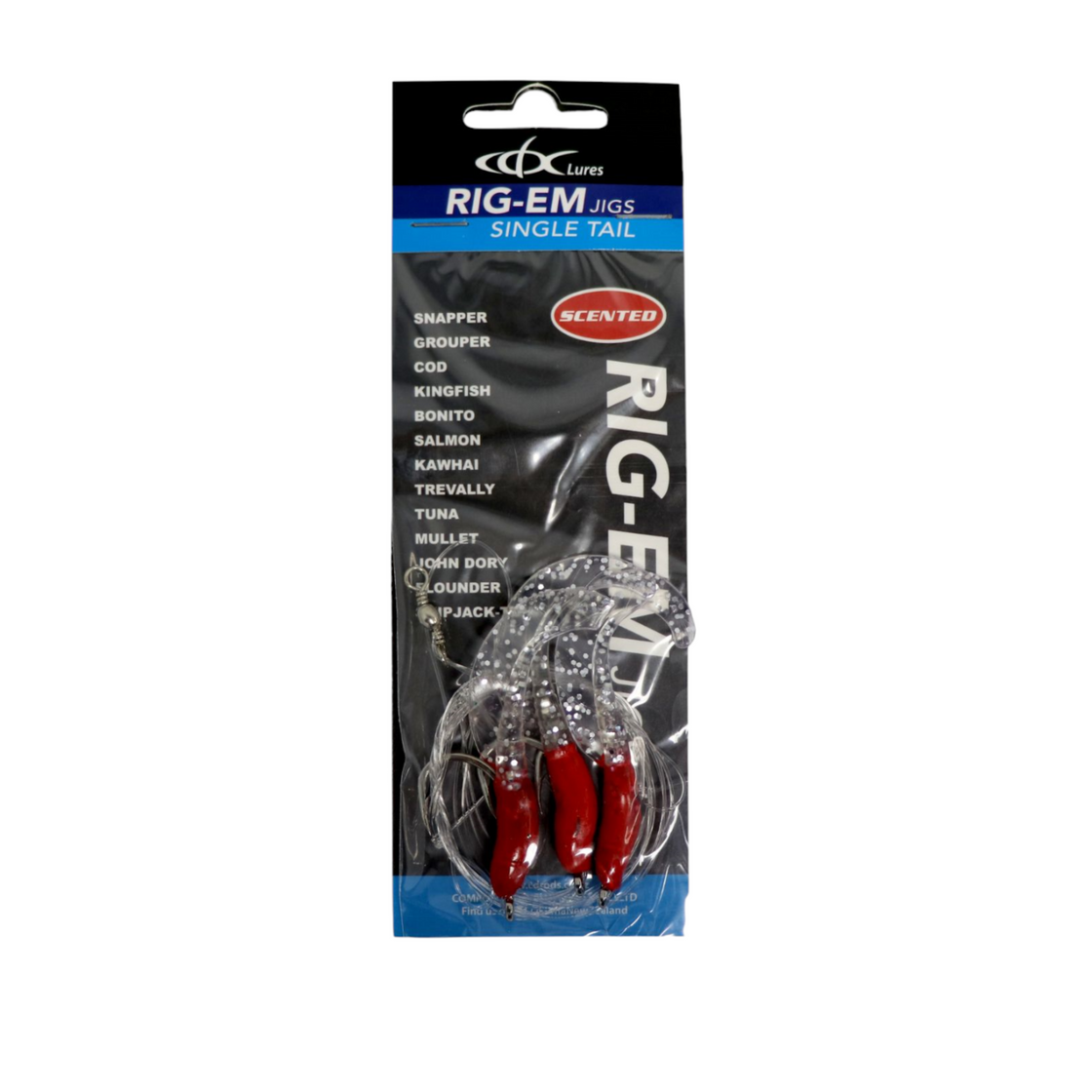 CDX LURES SINGLE TAILS 7CM