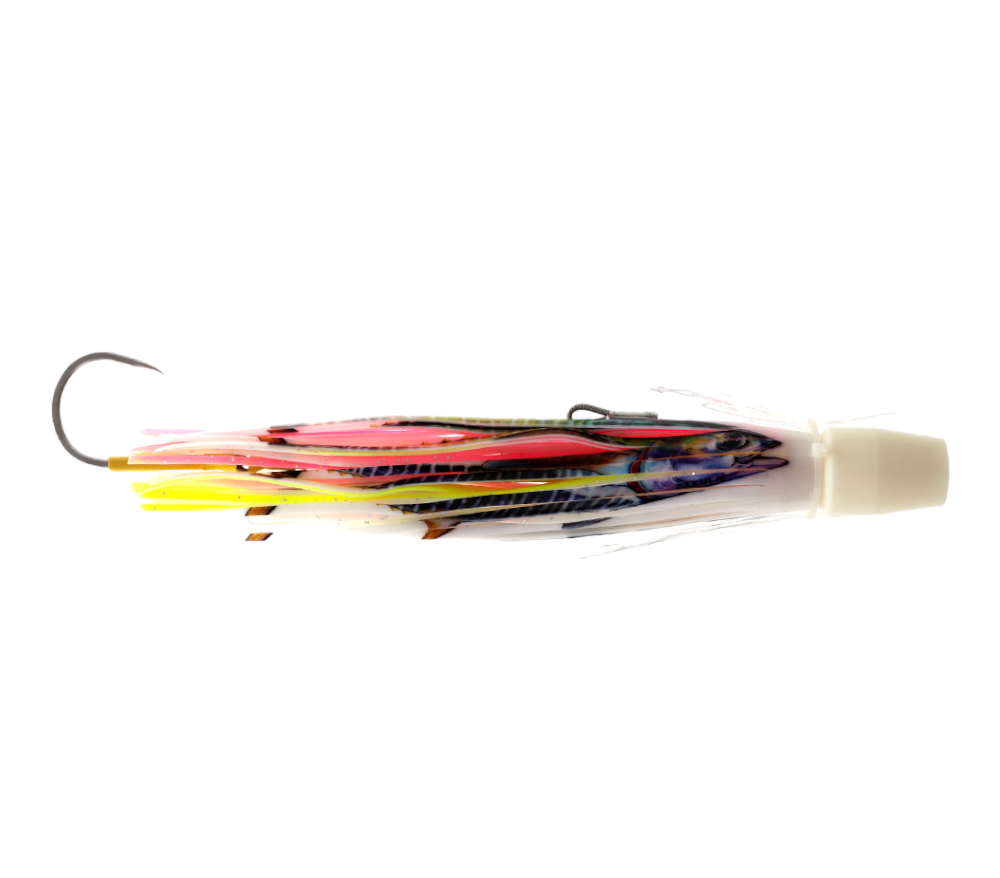 PAKULA 3D PRINTHEAD MED SPROCKET JET RIGGED GAME LURE YELLOWFIN