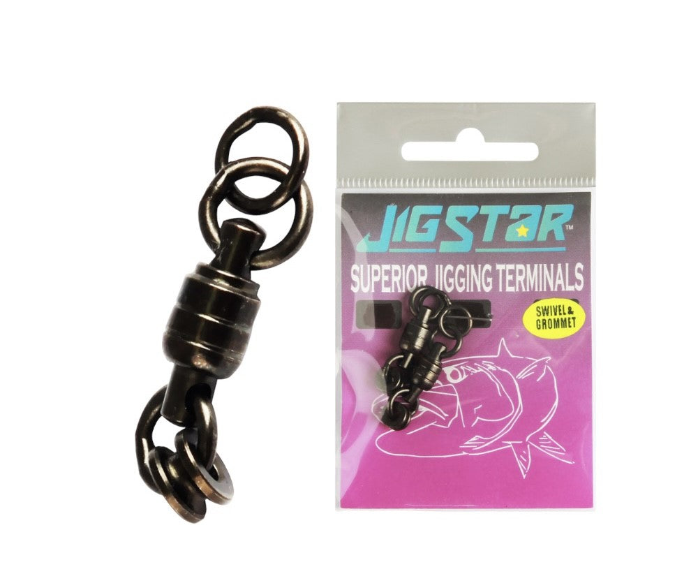 JIGSTAR BALL BEARING SWIVEL GROMMET 335LB Gun City Fishing