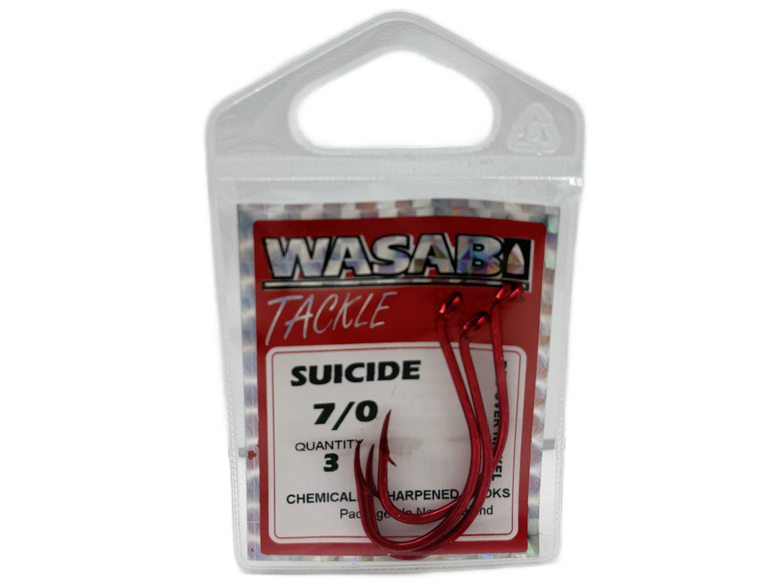 BLK MGC WASABI SUI HOOK RED SML 7/0 3PK