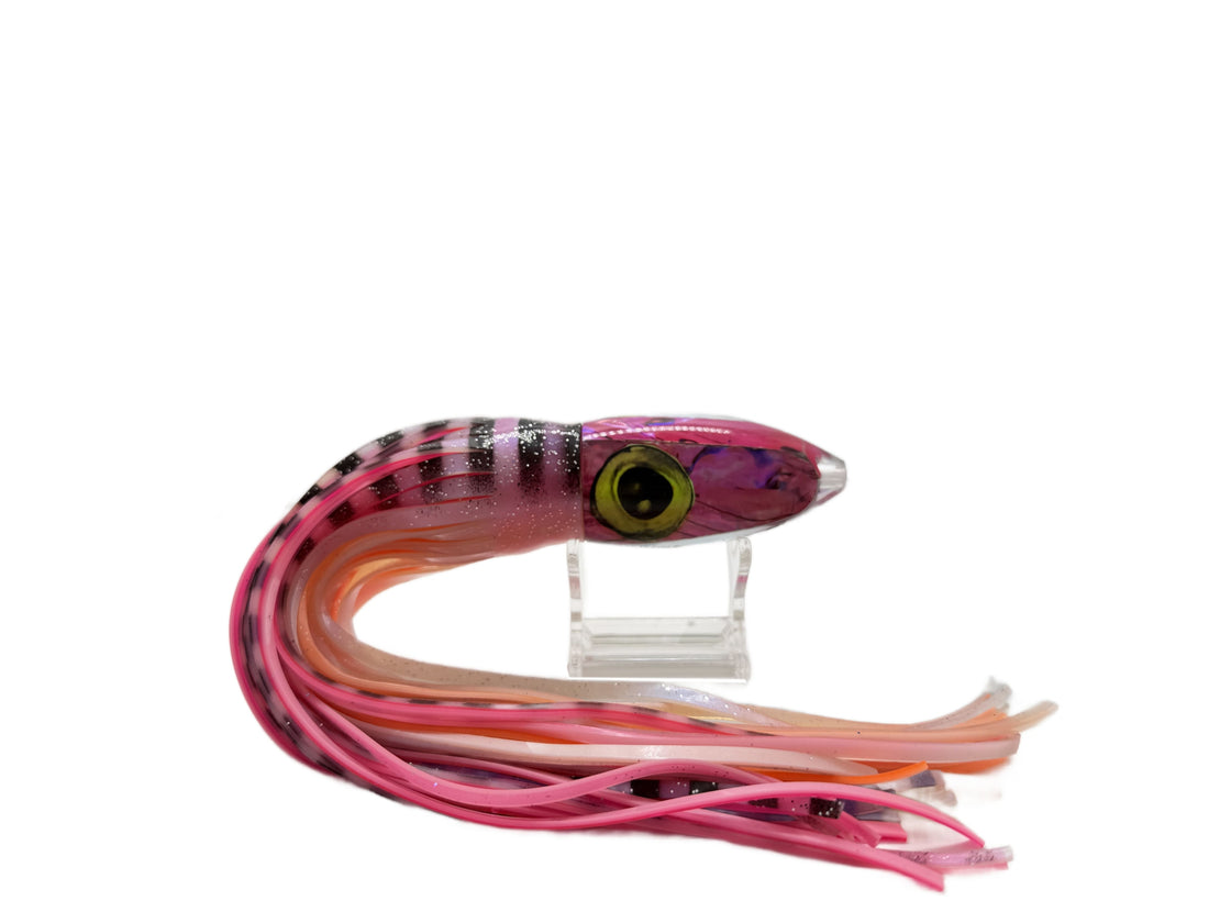 KM LURES DOUBLE RUM PINKY SQUID LURE