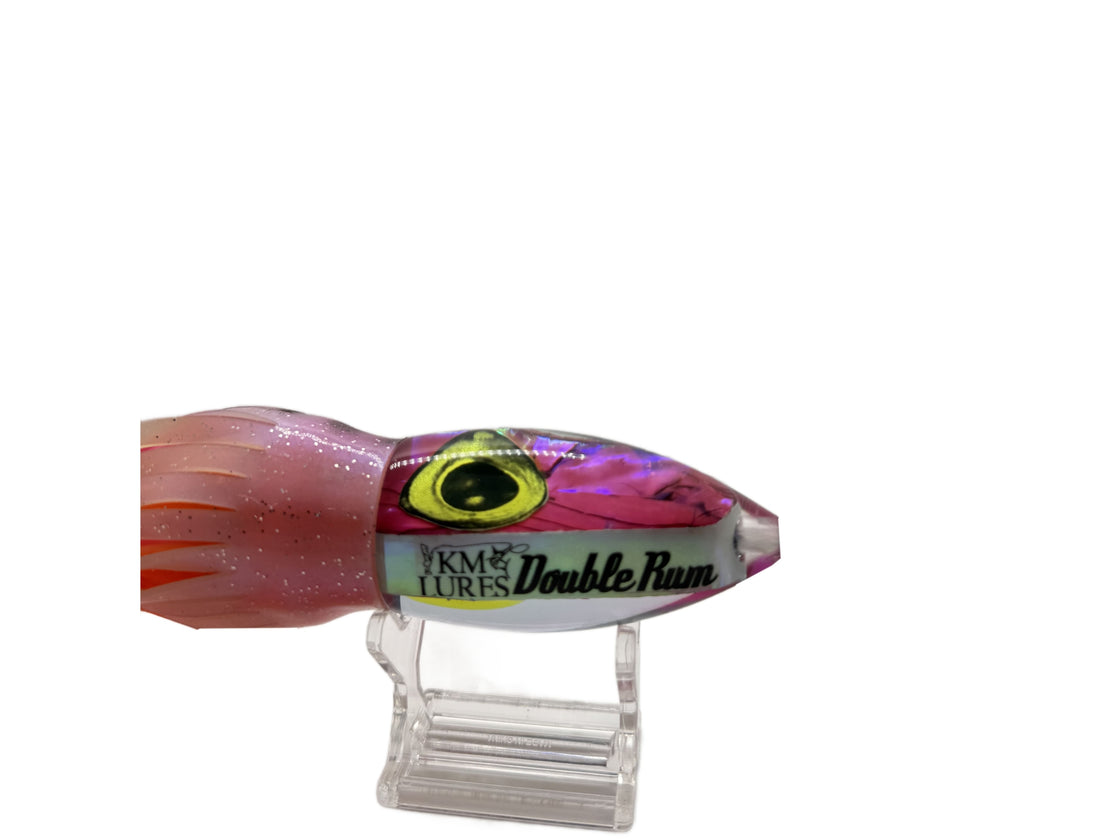 KM LURES DOUBLE RUM PINKY SQUID LURE