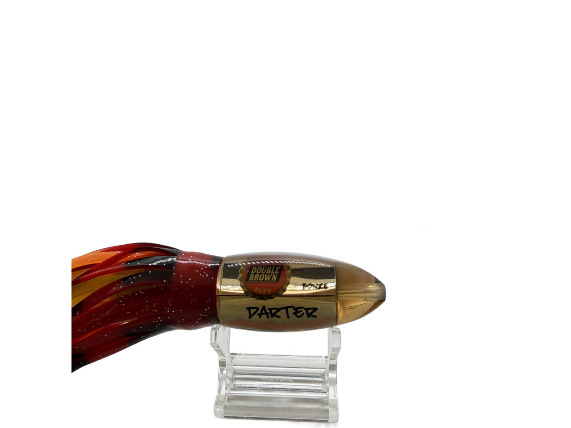 BONZE DARTER CUSTOM DOUBLE BROWN LURE