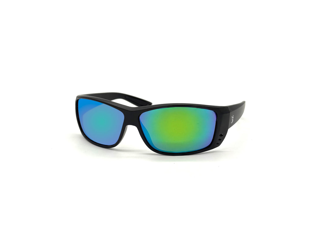 BONZE REBEL BROWN GREEN REVO LENS SUNGLASSES