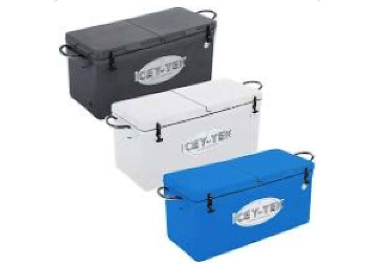 ICEY-TEK CHILLY BIN LONG BOX 90LT SPLIT LID – Gun City Fishing