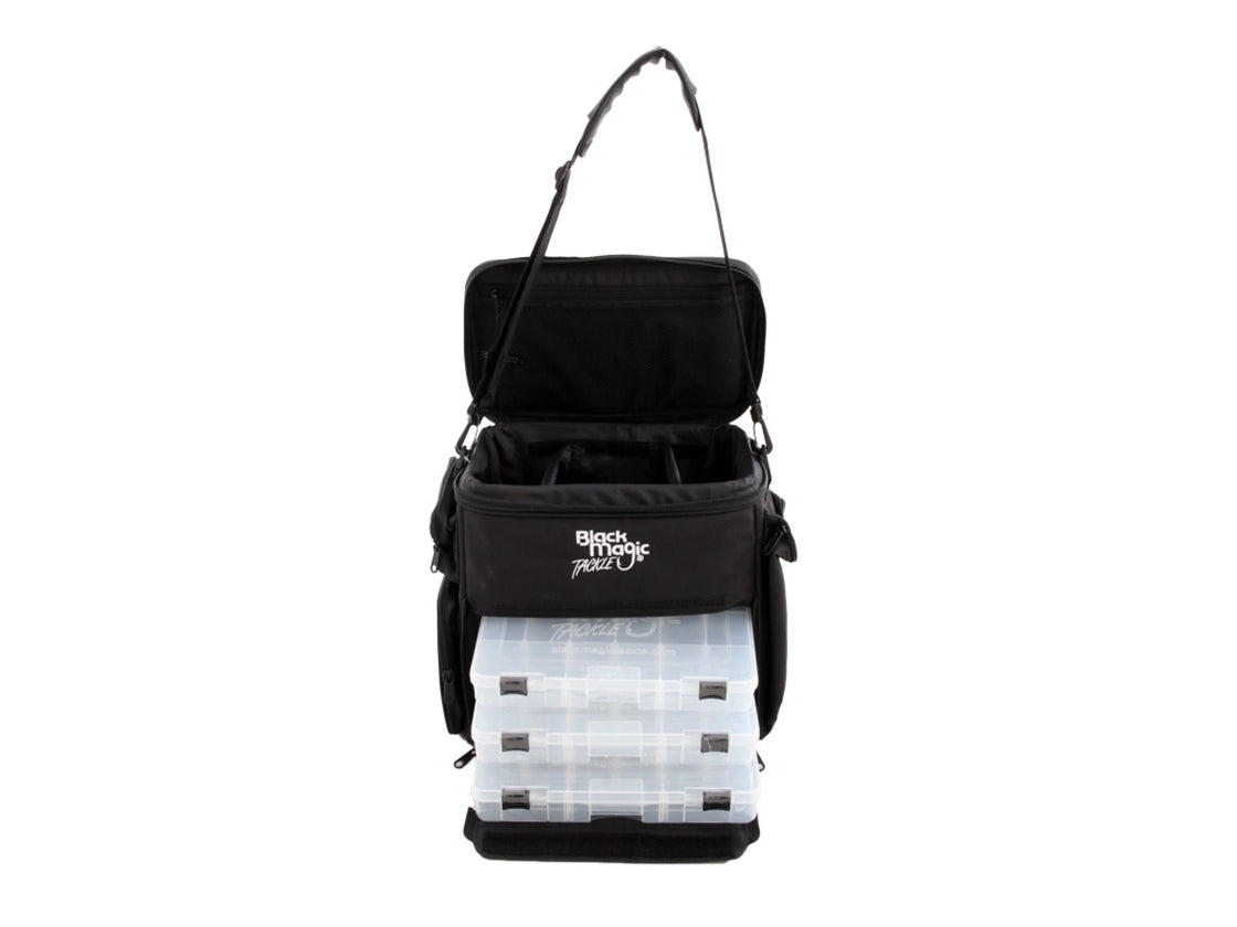 BLACK MAGIC TACKLE BAG BLACK