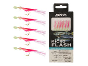 BKK MICRO FLASH NATURAL PINK FISH SKIN SIZE #8 TRACE
