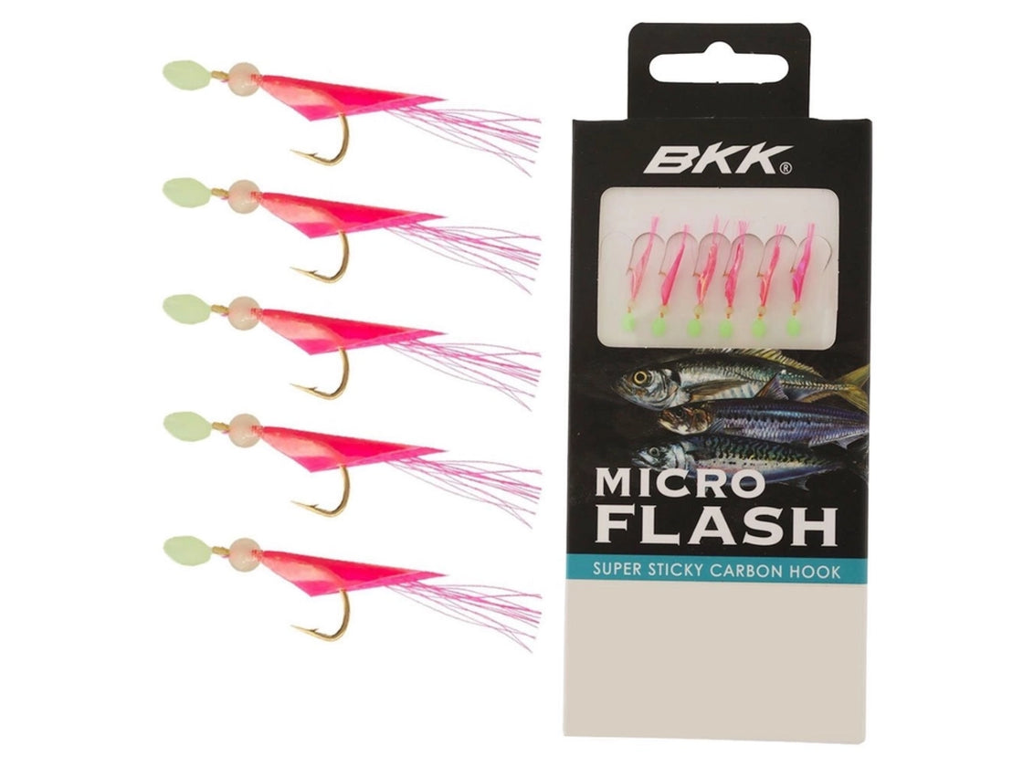 BKK MICRO FLASH NATURAL PINK FISH SKIN SIZE #10 TRACE