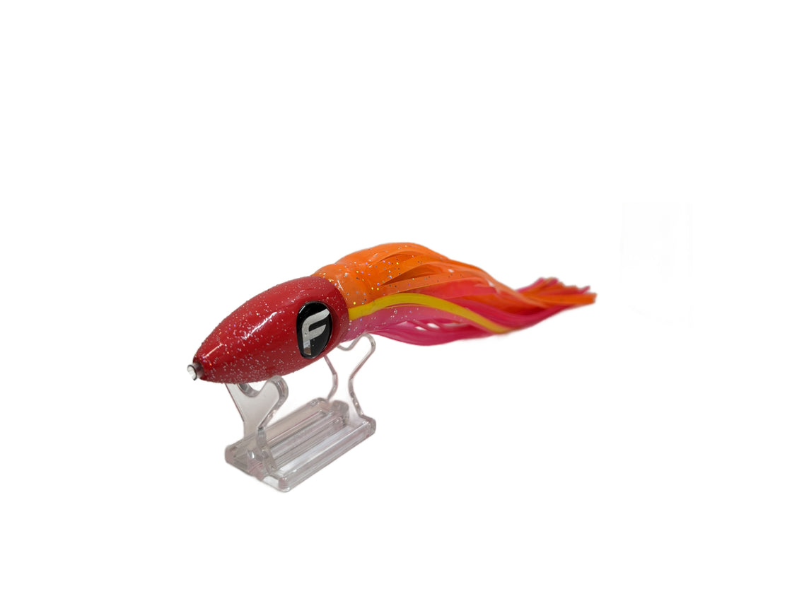 FATHOM FAT BOY 9" FLURO RED LURE
