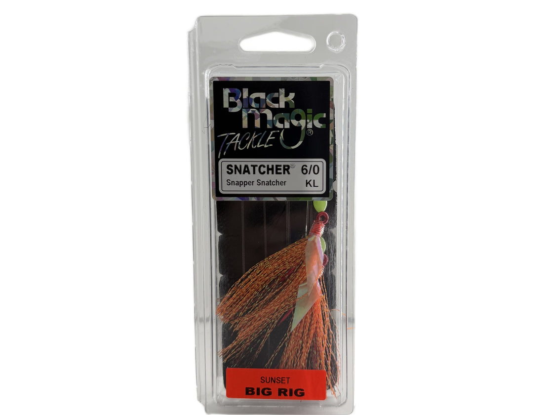 BLK MAGIC SNAPPER SNATCHER SUNSET 6/0