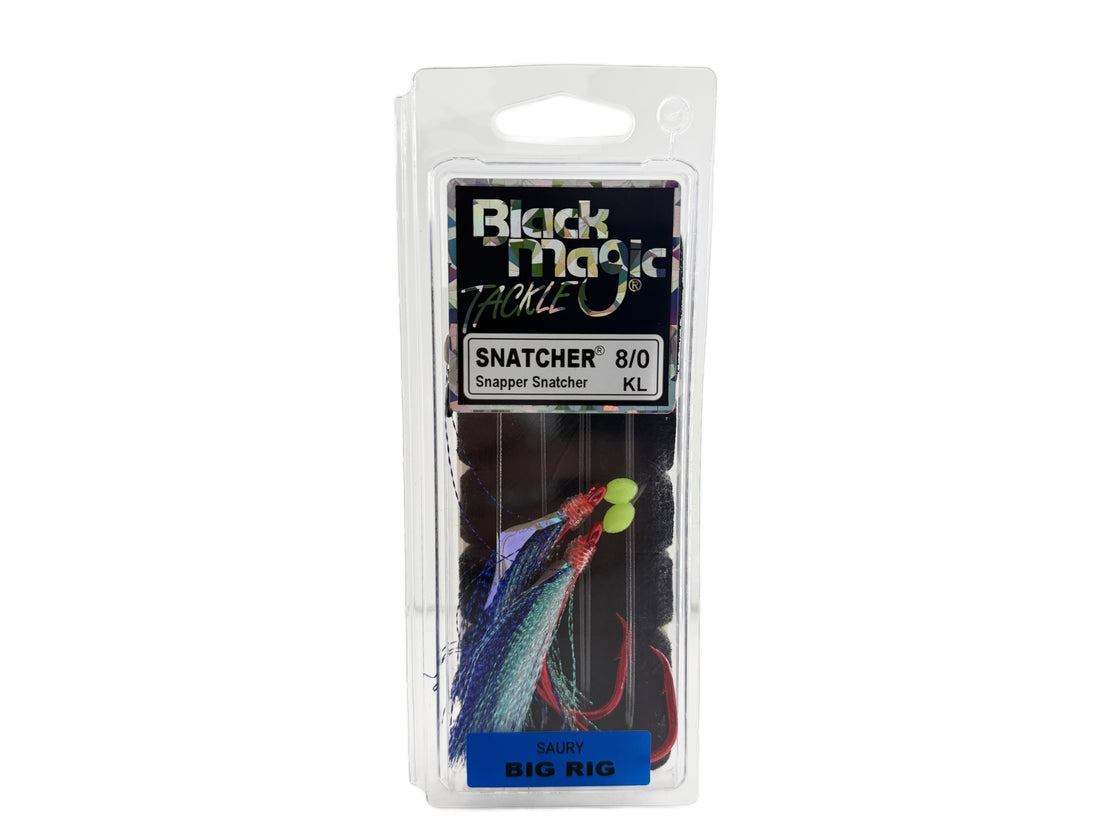 BLK MAGIC SNAPPER SNATCHER SAURY 8/0