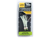 BLACK MAGIC POWERCHUCK RIG UV WHITEBAIT KLT 4/0 RECURVE AND DX POINT 3/0