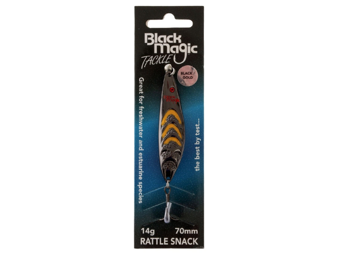 BLACK MAGIC R/SNACK LURE 14G BLK & GOLD