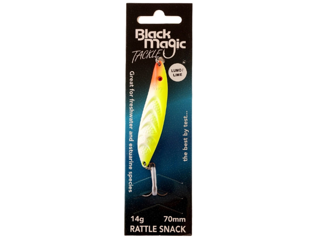 BLACK MAGIC R/SNACK LURE 14G LUMO & LIME