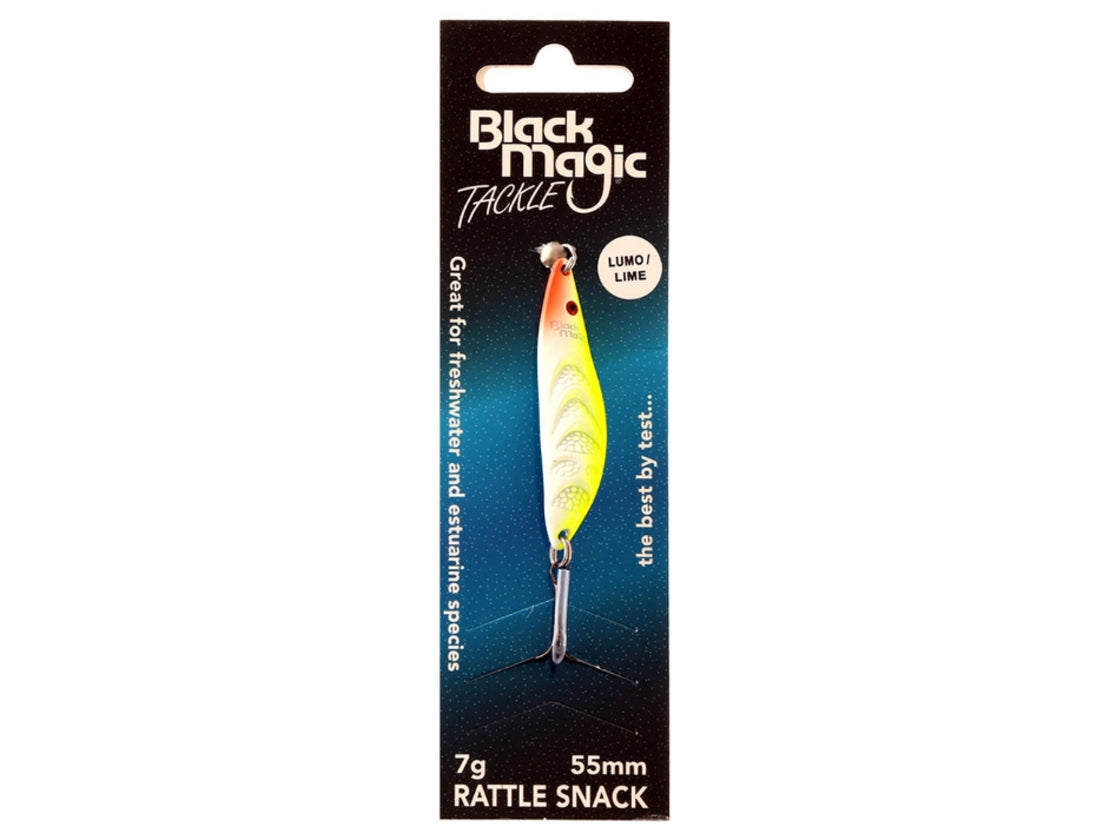 BLACK MAGIC R/SNACK LURE 7G LUMO & LIME