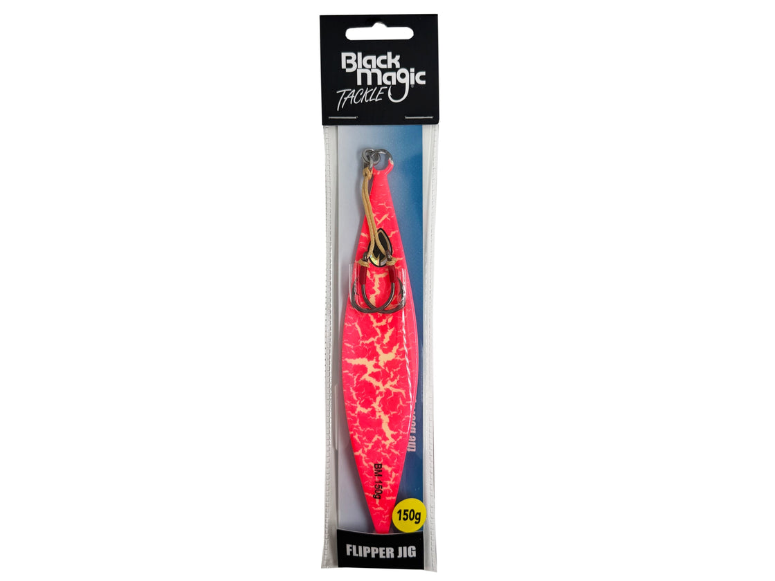 BLACK MAGIC FLIPPER JIG 150G PINK