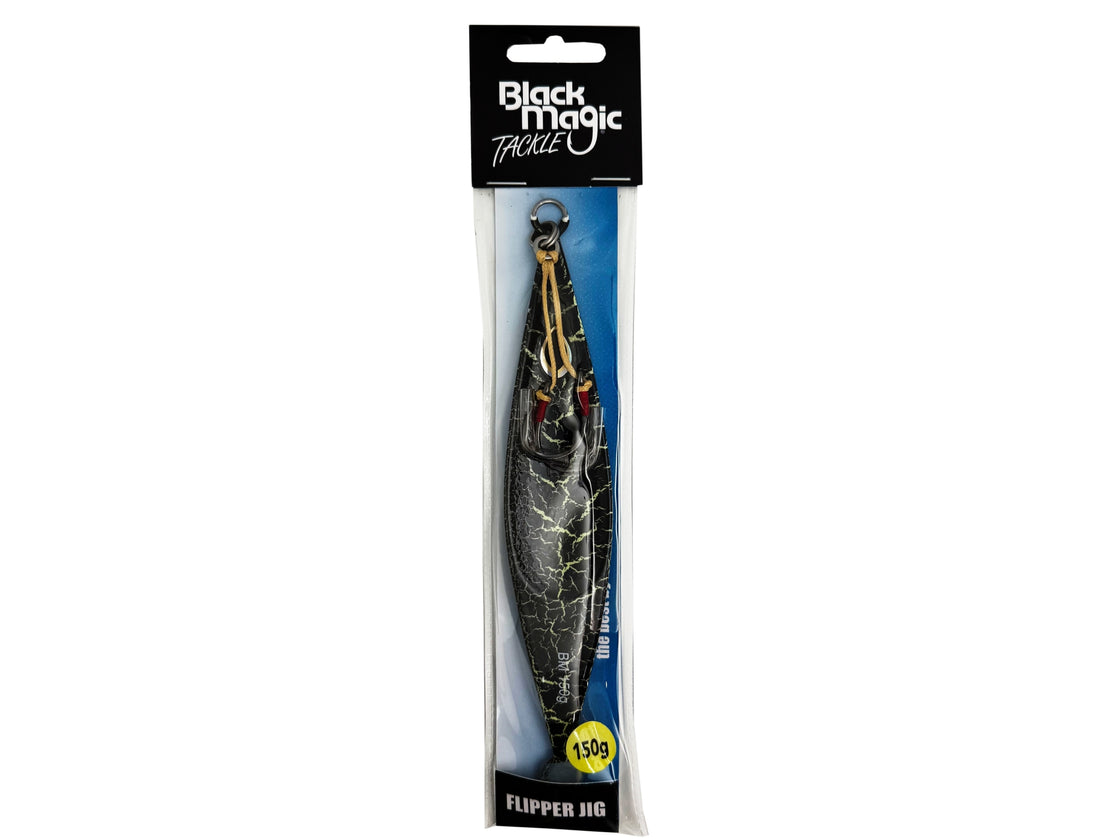 BLACK MAGIC FLIPPER JIG 150G NIGHT RIDER