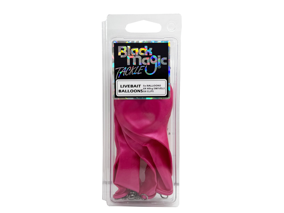 BLACK MAGIC L/BAIT BALLOON W/ 40KG SWVL