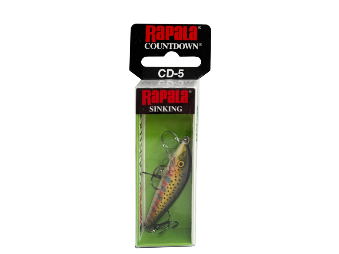 RAPALA C/DOWN SINKING LURE 5CM R/TROUT