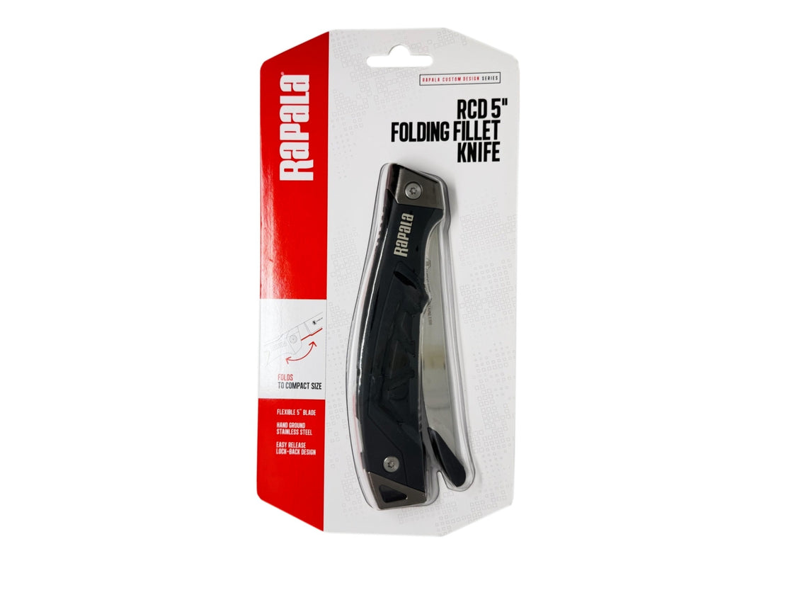 RAPALA RCD FOLDING FILLET KNIFE 5"
