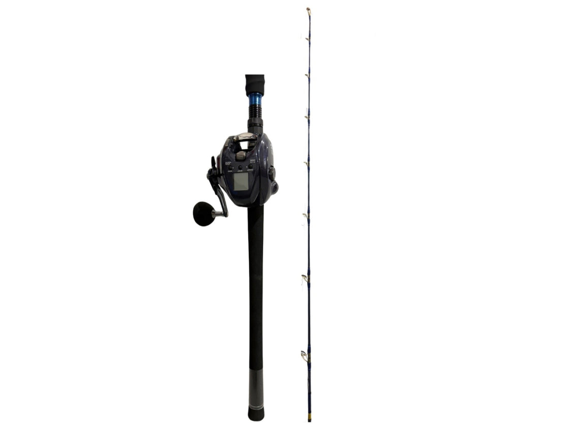 DAIWA LEOBRITZ 300JPY ELECTRIC GAME REEL DAIWA SEA POWER 22 6'3" 160G - 350G GAME ROD PACKAGE