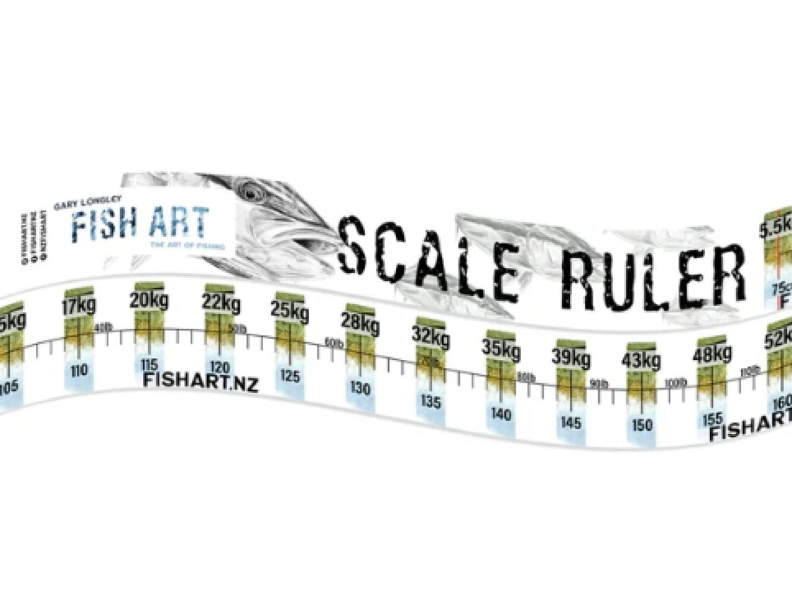 FISH ART SCALE RULER KINGFISH