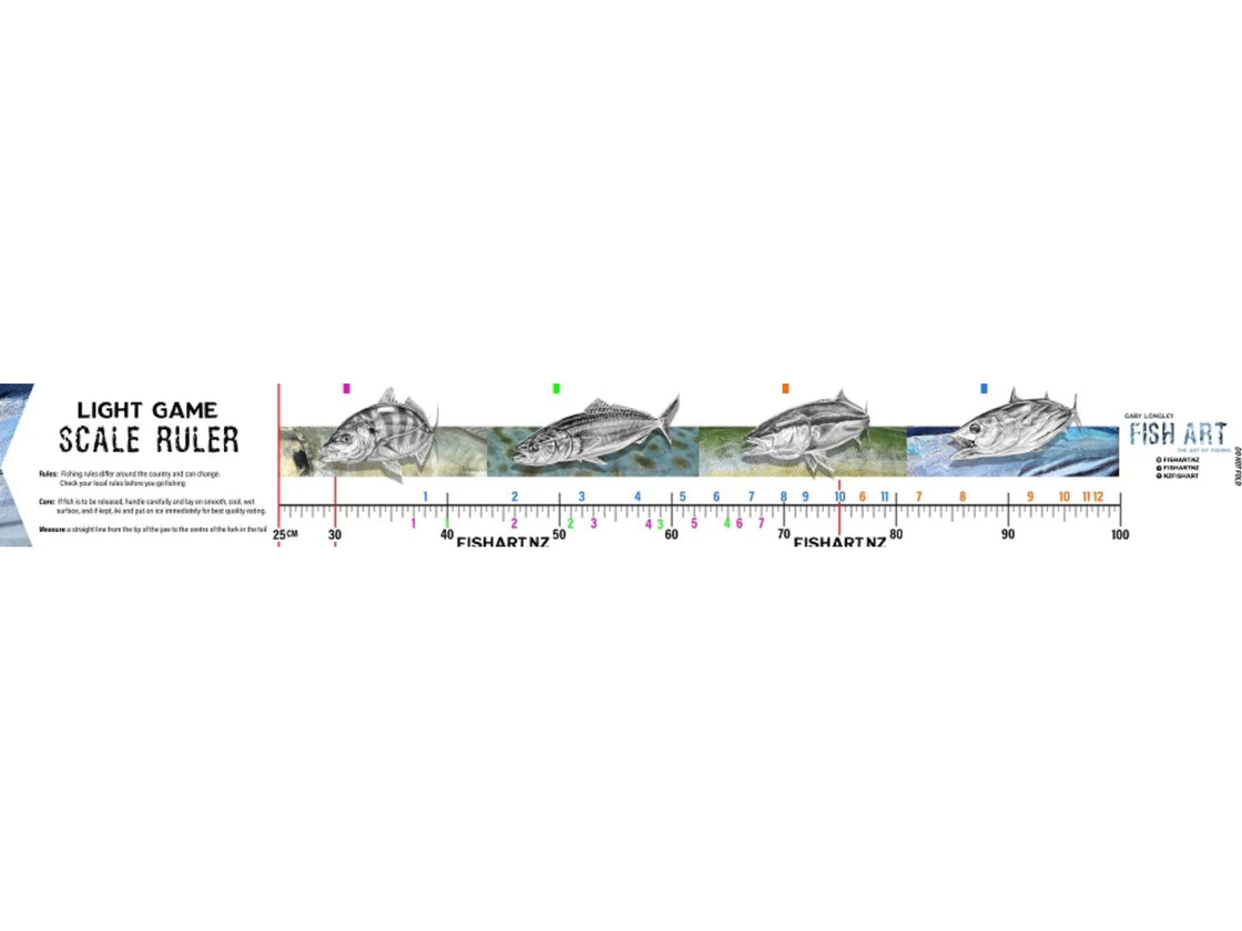 FISH ART SCALE RULER LIGHT GAME