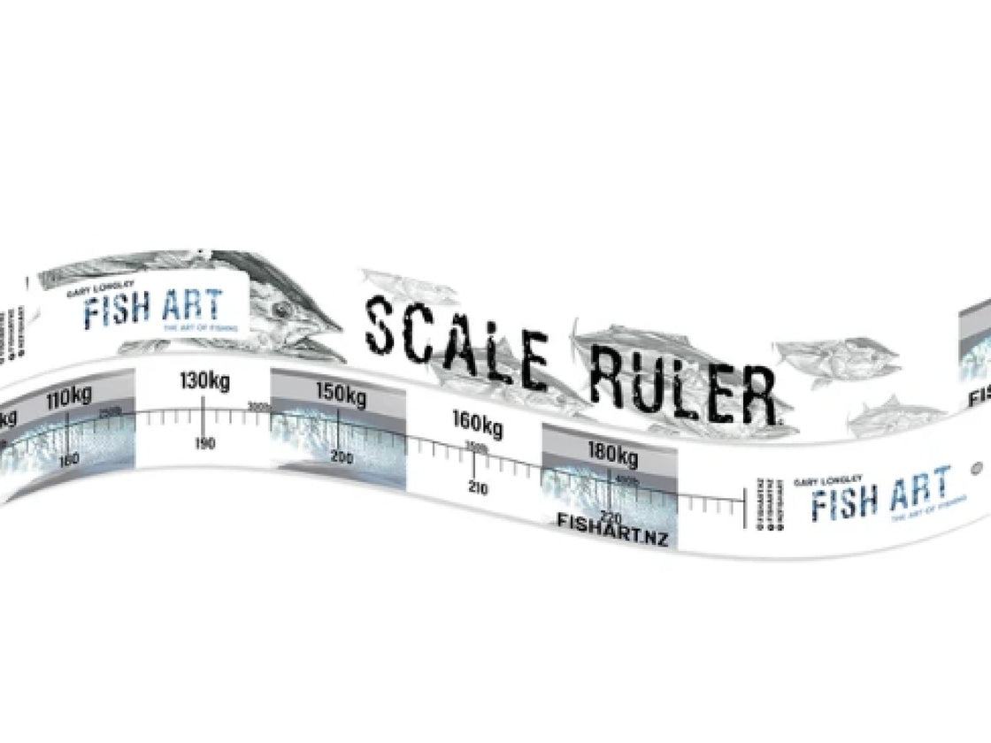 FISH ART SCALE RULER S/BLUEFIN TUNA