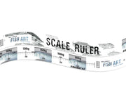 FISH ART SCALE RULER S/BLUEFIN TUNA