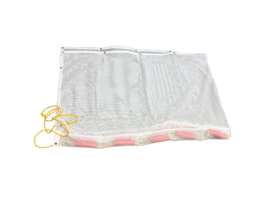 NACSAN FLOATING WHITEBAIT SCREEN 3 METERS WHITE