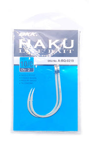 BKK HAKU LIVE BAIT HOOK 10/0 2PK