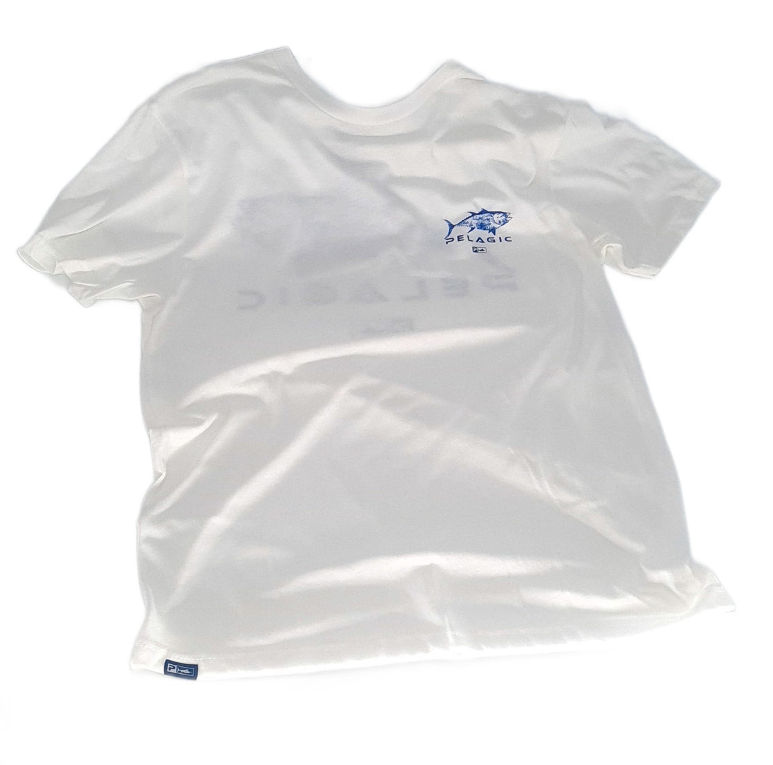 PELAGIC PREM TRIBLEND TUNA TEE WHITE