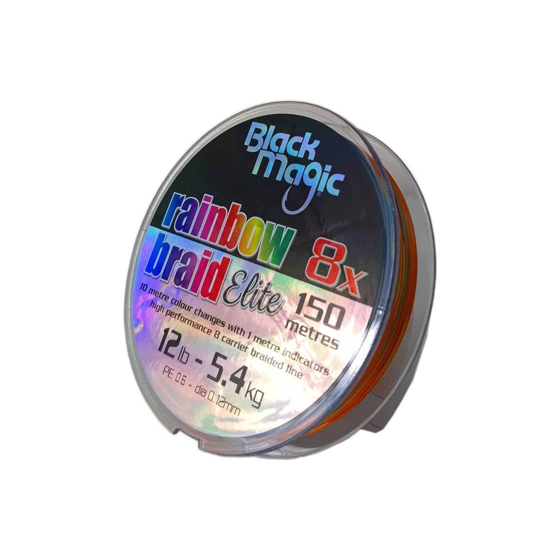 BLACK MAGIC RAINBOW ELITE BRAID 8X 150M