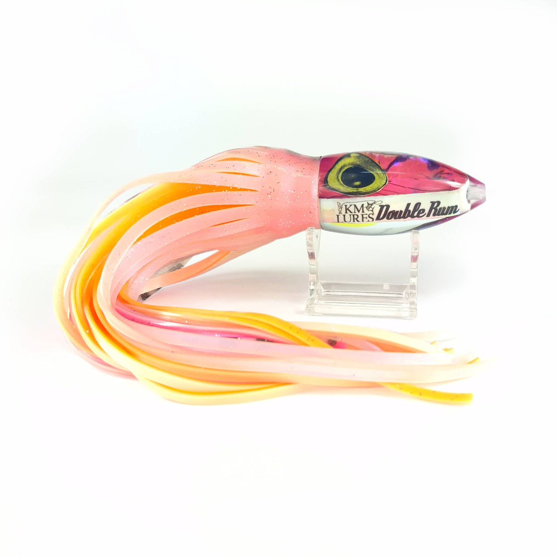 KM LURES DOUBLE RUM PINKY SQUID LURE