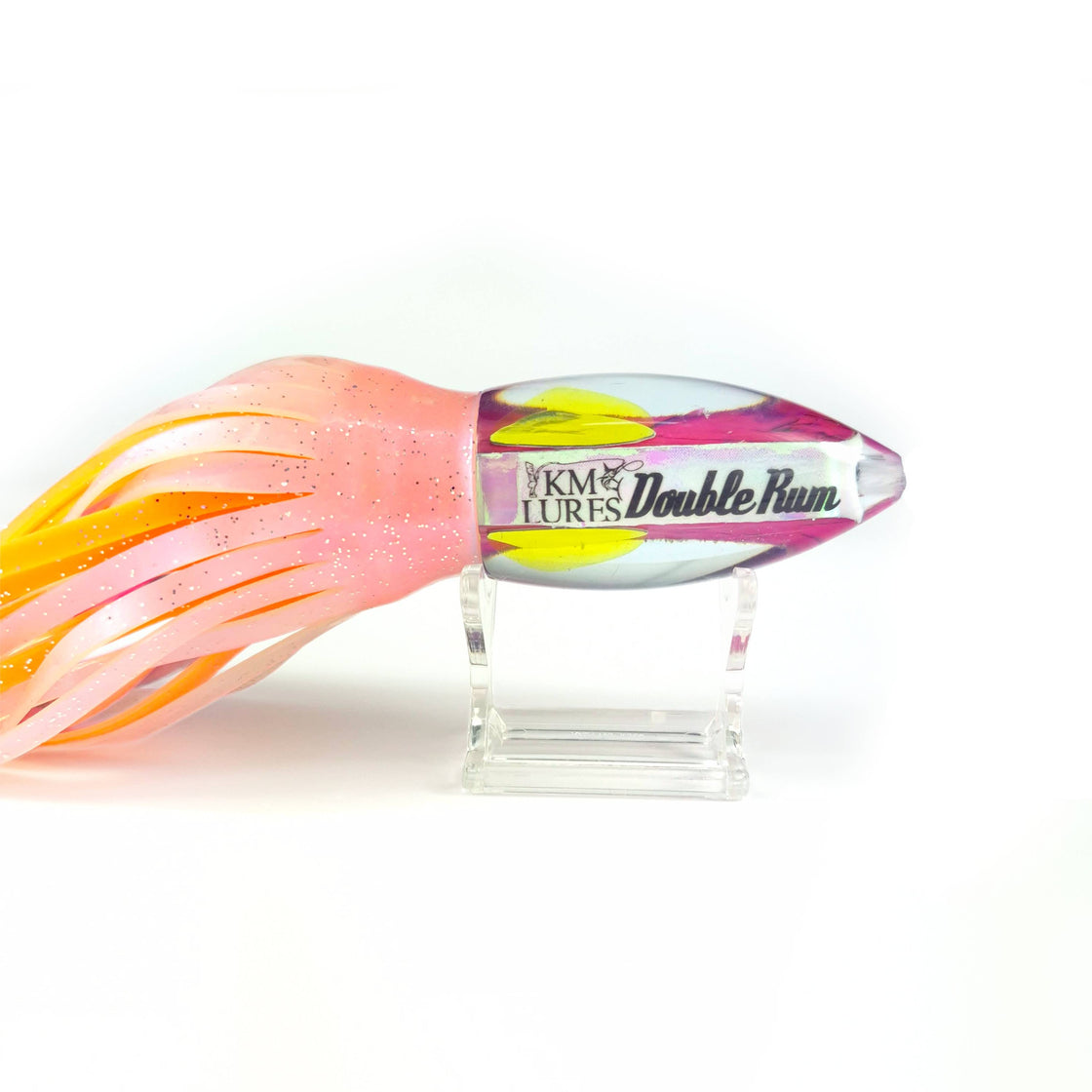 KM LURES DOUBLE RUM PINKY SQUID LURE