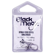 BLACK MAGIC SS SHACKLE 430KG (PACK OF 2)