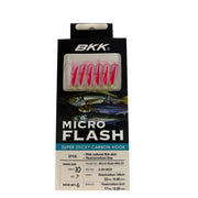BKK MICRO FLASH NATURAL PINK FISH SKIN SIZE #10 TRACE