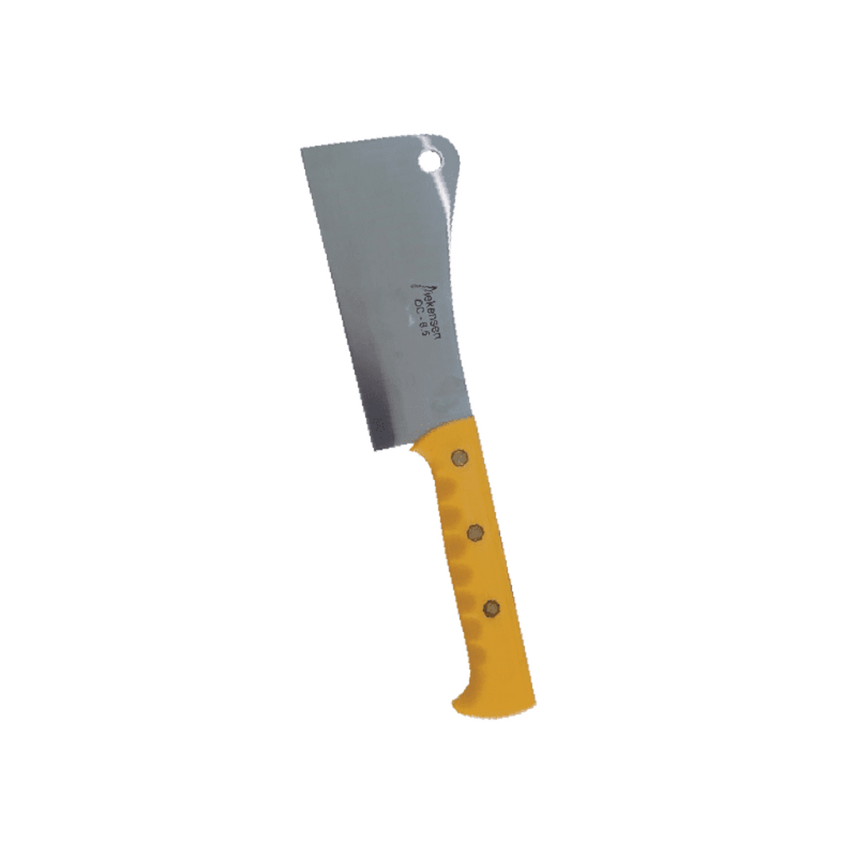 THE RURAL BUTCHER CLEAVER YELLOW HANDLE 8.5