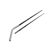 KILWELL NZ OUTRIGGERS 3.6M STIFF DLX BENT BUTT BLACK