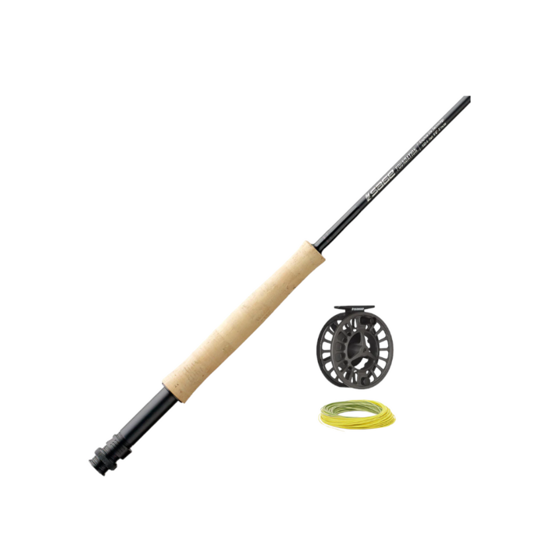 SAGE FOUNDATION OUTFIT 9FT 7WT FLY COMBO
