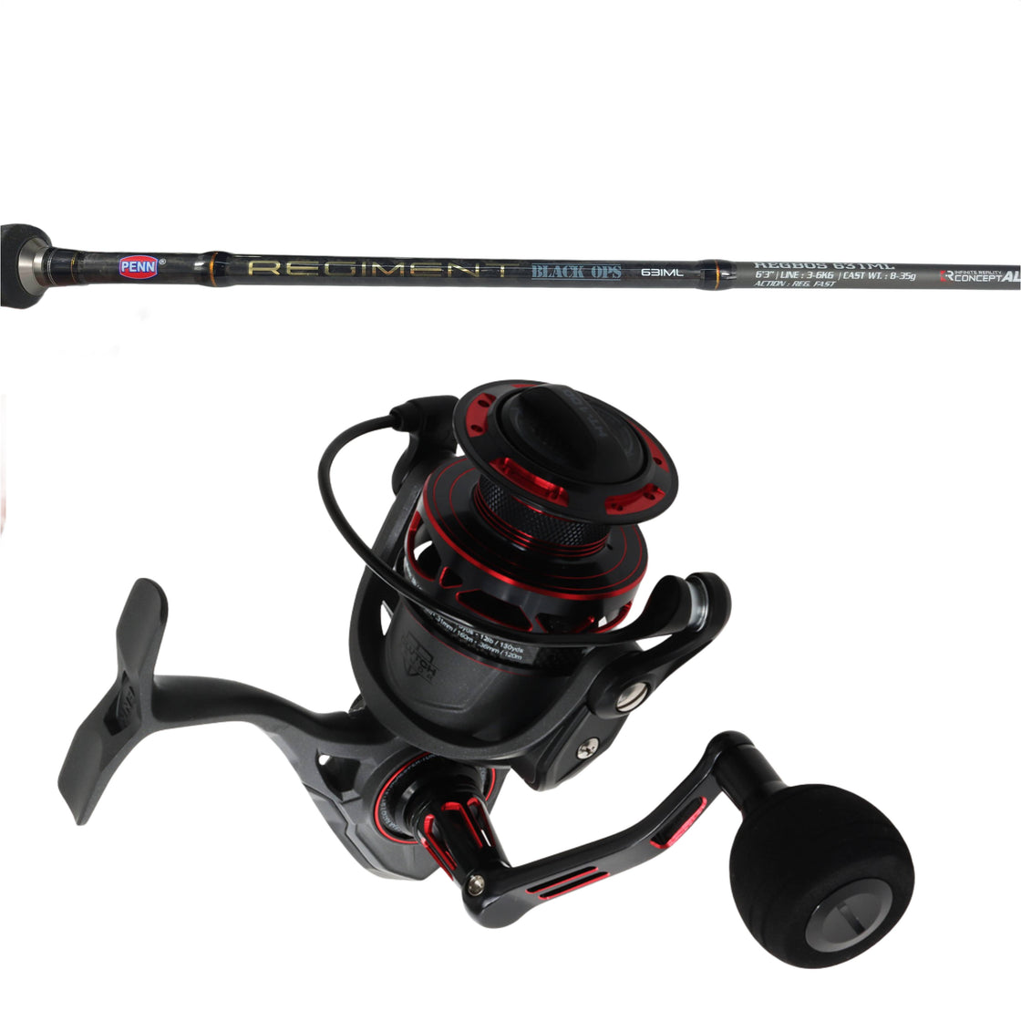 PENN CLASH II 3000 REGBO 631ML SPIN COMBO